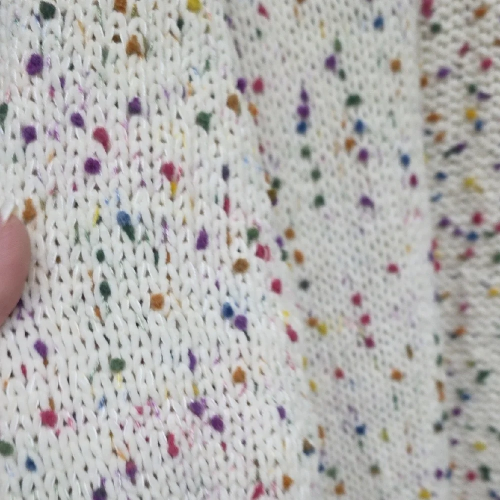 Blue B Speckled Knit Open-Front Cardigan